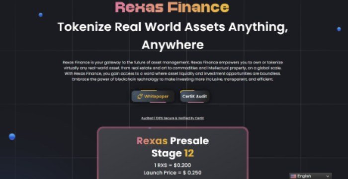 Finanzen Rexas ($ rxs)
