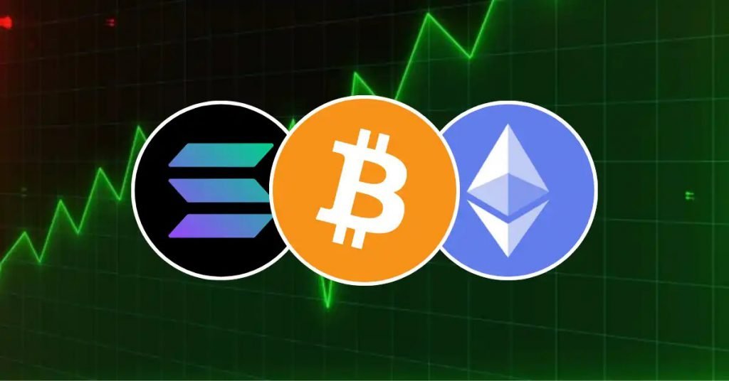 Solana Ethereum Bitcoin