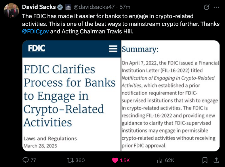 Kryptowährungen, Federal Reserve, Bitcoin -Preis, Märkte, Aktien, Inflation, Weißes Haus, Donald Trump, Markt Update