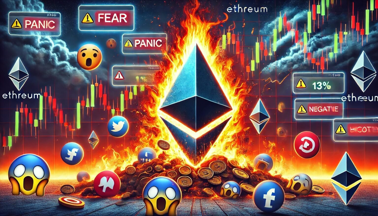 Ethereum Fud Spikes nach 13% Preisabfall: Bottom Signal?