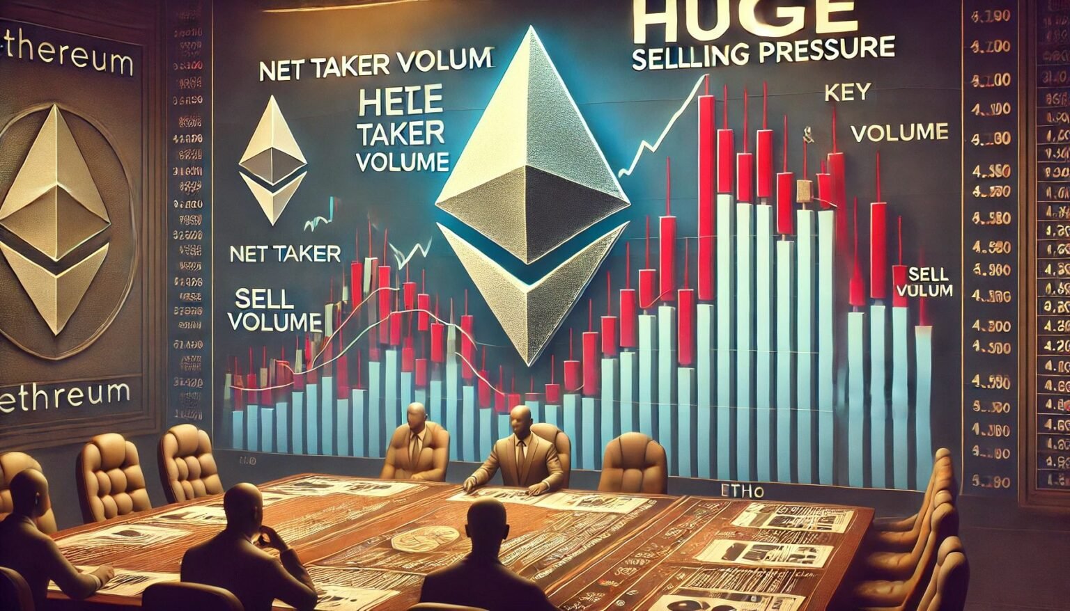 Ethereum Net Taker Volumen signalisiert enormen Verkaufsdruck – Können Bullen die wichtigsten Ebenen aufnehmen?