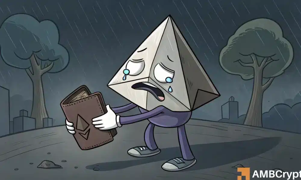 Ethereum trifft 2025 Tiefs an diesen Fronten: Ist ETH in Schwierigkeiten?