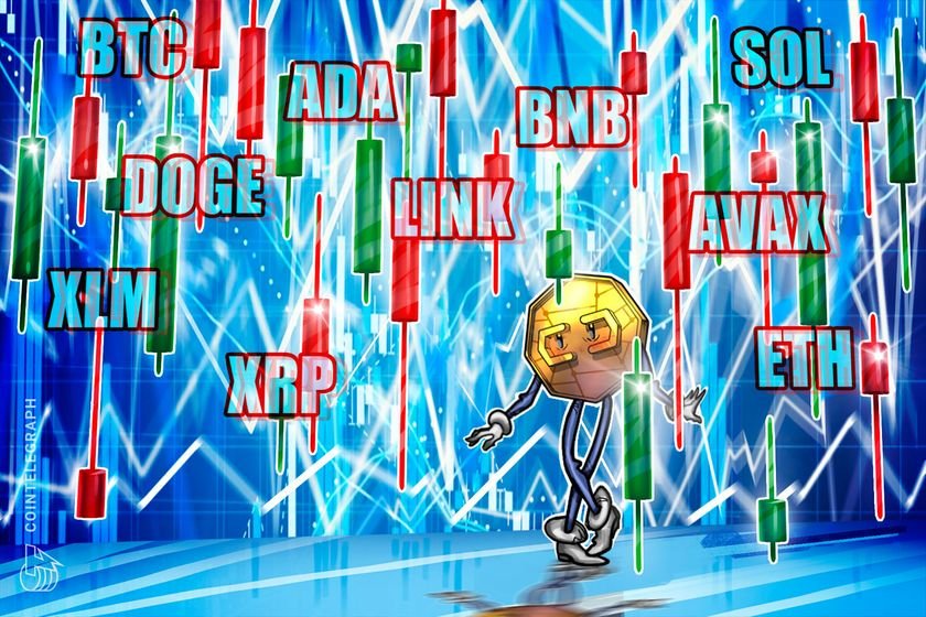 Preisanalyse 3/26: BTC, ETH, XRP, BNB, SOL, DOGE, ADA, LINK, AVAX, XLM