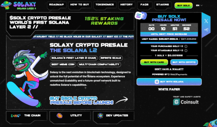 Solaxy -Website