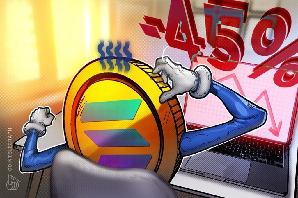 Solana runter 45% seit Trump Token starten, während Memecoins Liquidität ablenken