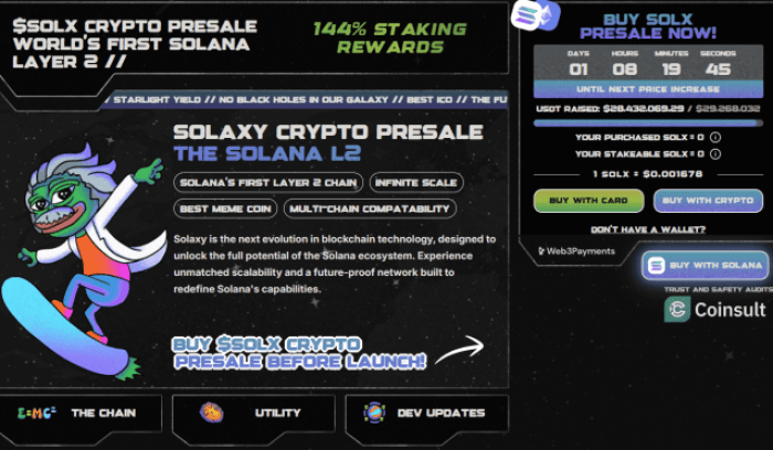 Solaxy Presal -Website