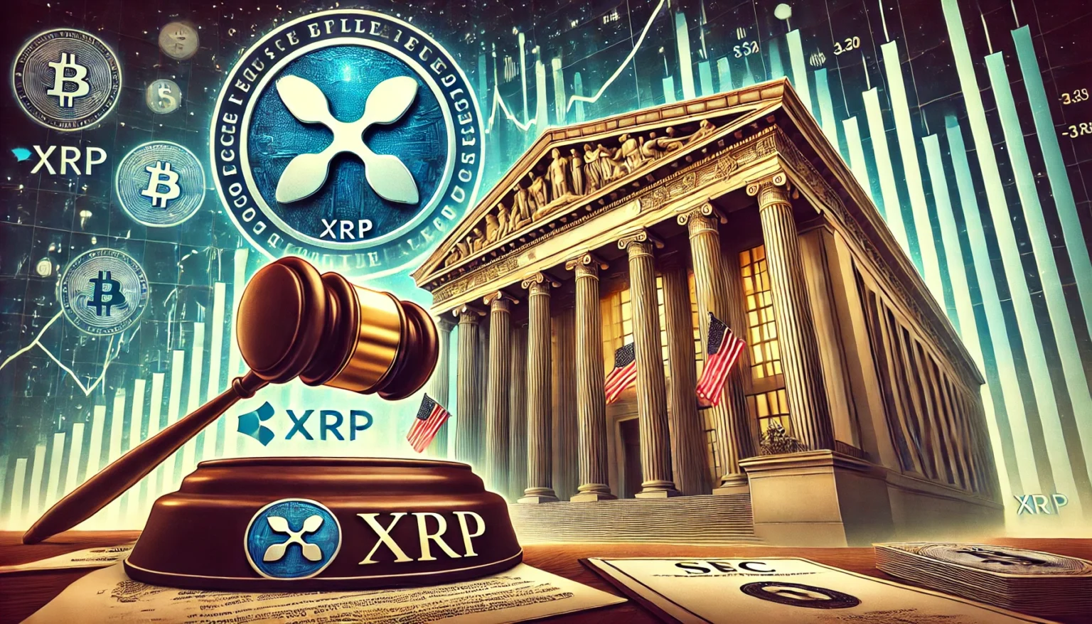 XRP klettert, als Ripple legaler Pattsituation mit SEC die letzten Phasen erreicht