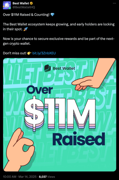 $ Beste Vorverkauf sammelte 11 Millionen US -Dollar