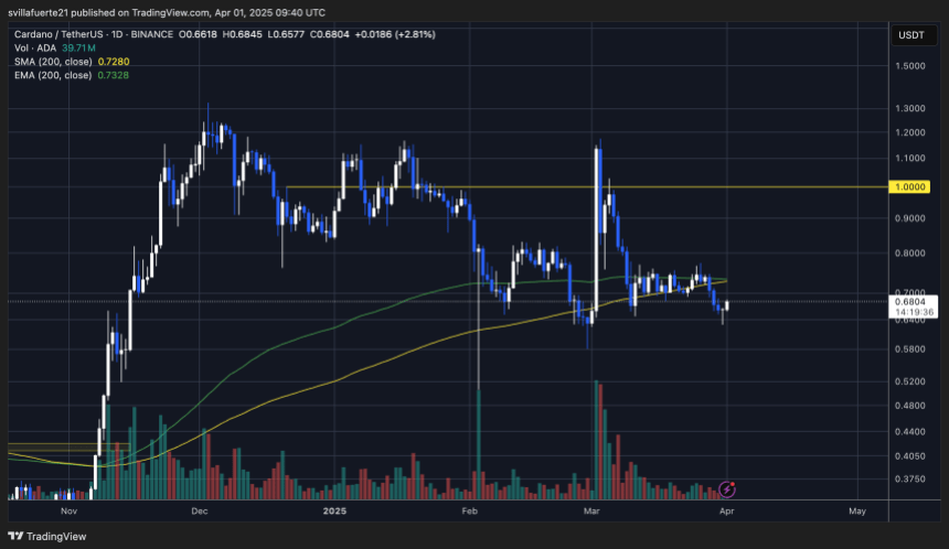 ADA -Testbedarfsniveaus | Quelle: Adausdt -Diagramm auf TradingView