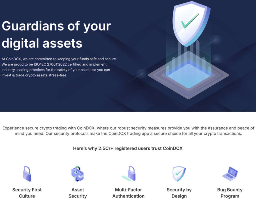Coindcx Sicherheit