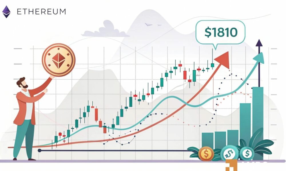 Die Nachfrage von Ethereum erhöht die Position der ETH für anhaltende Gewinne