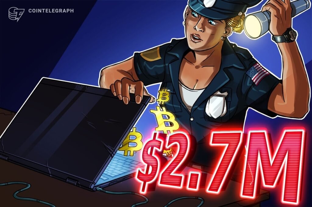 LAPD erholt sich im Wert von 2,7 Mio. USD von Bitcoin -Bergleuten, die im Flughafenkranken gestohlen wurden