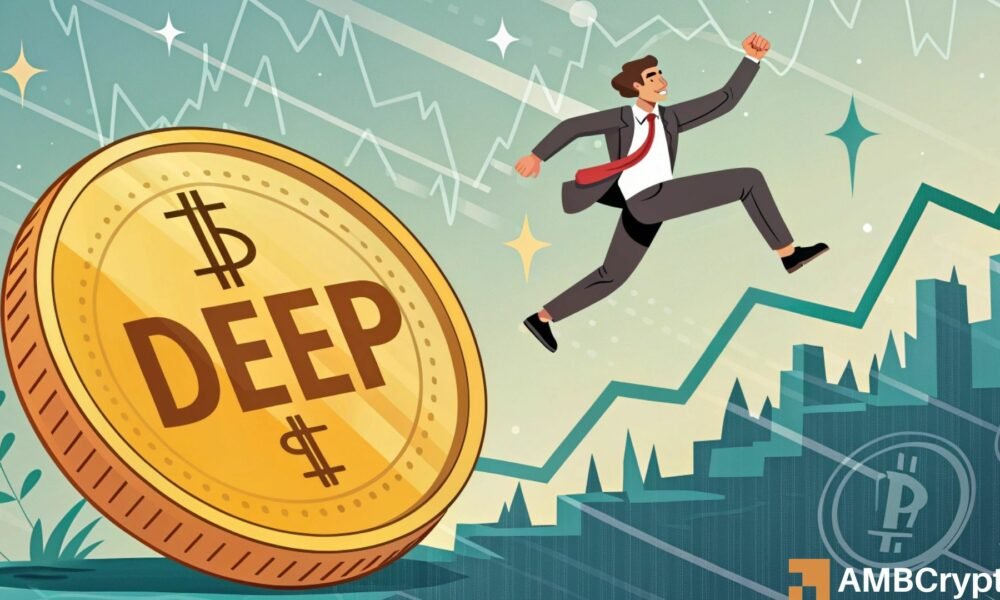 Deepbook: Kann Deep Surge mit offenem Interesse als nächstes auf 0,302 USD?
