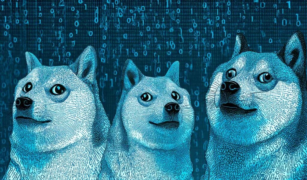 Laut Trader spiegelt DogEcoin und Shiba Inu, das das 2024 -Muster spiegelt, das zu 370%+ Anstieg geführt hat, die 2x Rallye voraus