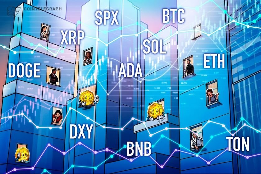 Preisanalyse 3/31: SPX, DXY, BTC, ETH, XRP, BNB, SOL, DOGE, ADA, TON