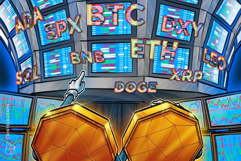 Preisanalyse 4/14: SPX, DXY, BTC, ETH, XRP, BNB, SOL, DOGE, ADA, LEO
