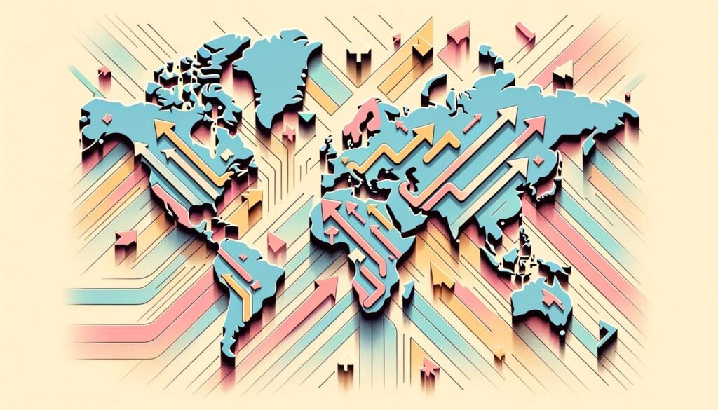 Neue globale Lieferkette Verschiebung nach Trumps Tarifen