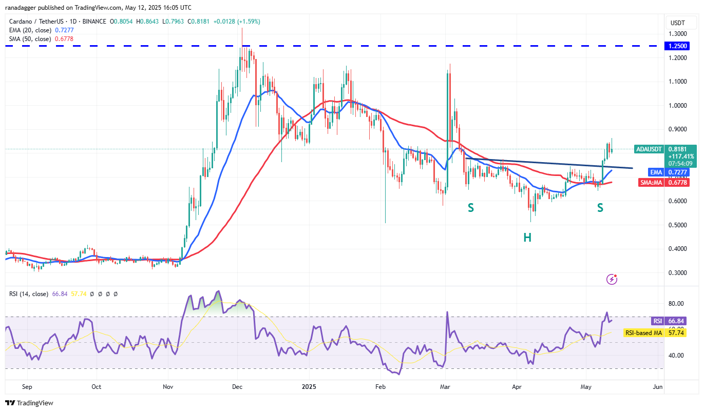 Preisvorhersagen 5/12: SPX, DXY, BTC, ETH, XRP, BNB, SOL, DOGE, ADA, SUI