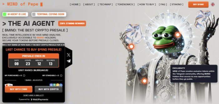 Mind of Pepe ($ mind) Vorverkauf