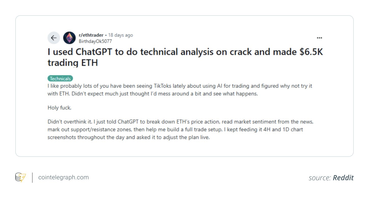 Reddit-Benutzer hat $ 6K+ mit ChatGPT-basierten AI-Agenten gemacht