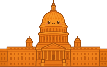 Orangefarbener Kongress