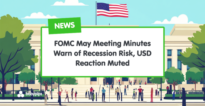 FOMC kann das Protokoll vor dem Rezessionsrisiko erfüllen, die USD -Reaktion stummgeschaltet