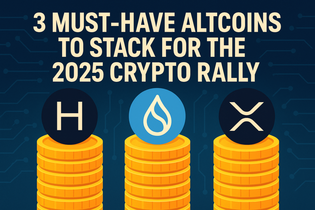 3 Must-Have-Altcoins zum Stapel für die 2025 Crypto Rallye