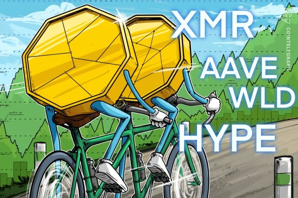 Bitcoin hält wichtige Unterstützung als Hype, XMR, Aave, Wld Lead Altcoin Rallye