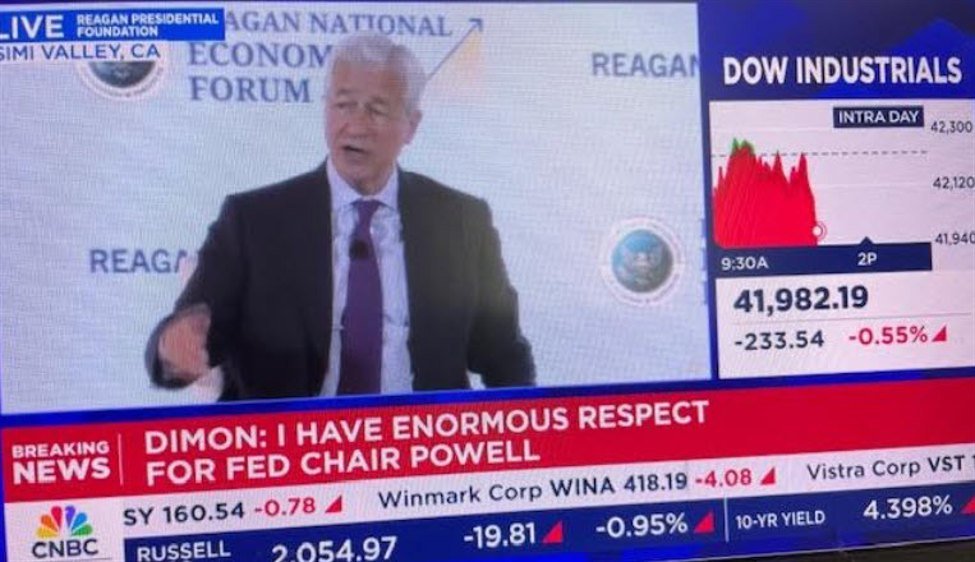 JPM Dimon: Die US -Regierung sollte getragenes Interesse loswerden