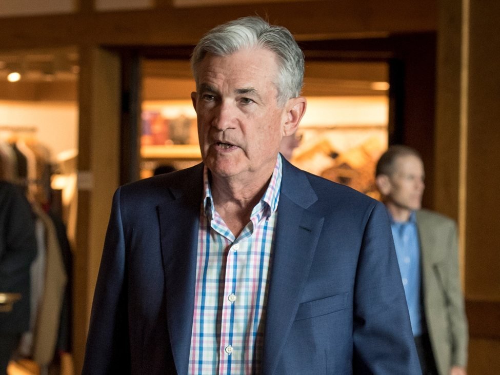 Powell, Vorsitzender der Federal Reserve, spricht am Sonntag