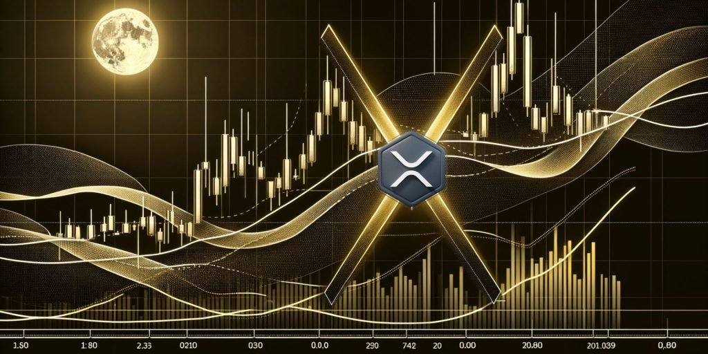 XRP Golden Cross mit Logo