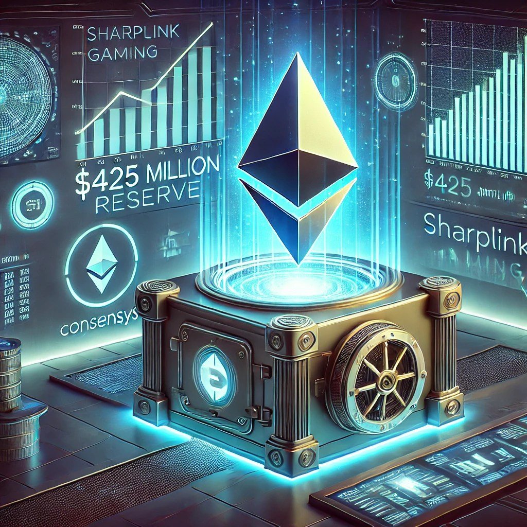 Sharplink Gaming startet 425 Millionen US -Dollar Ethereum Reserve Plan mit Consensys Backing