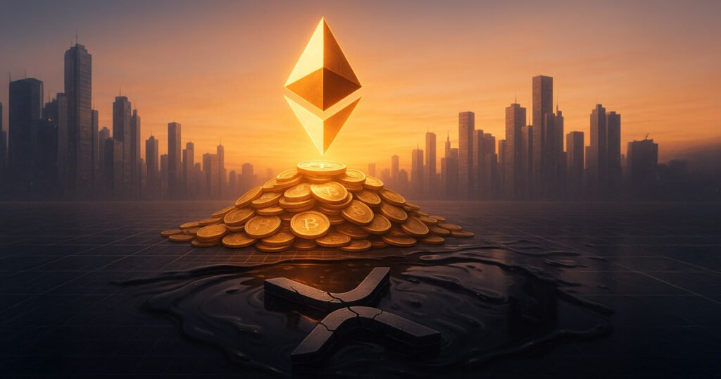 Ethereum übertrifft mit einem Zufluss von 321 Millionen US -Dollar als Bitcoin, XRP sieht einen kombinierten Abfluss von über 36 Millionen US -Dollar