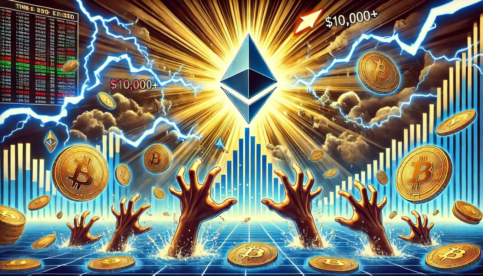 Ethereum für einen 5-stelligen Breakout-Volatilität schüttelt “schwache Hände”