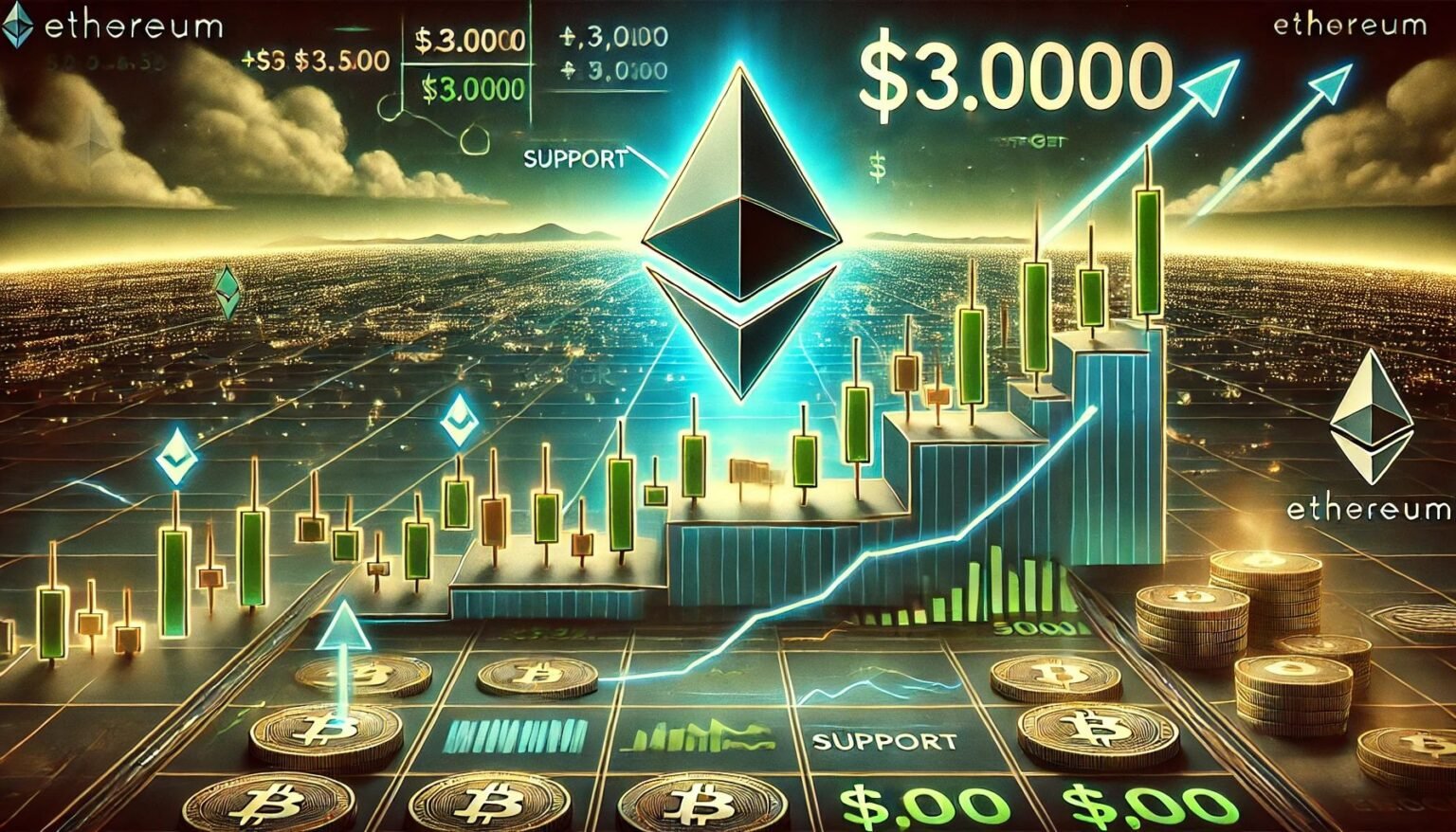 Ethereum hält die Unterstützung der wichtigsten Reichweite nach dem Rückzug – Bulls Eye Eye $ 3.000 Level