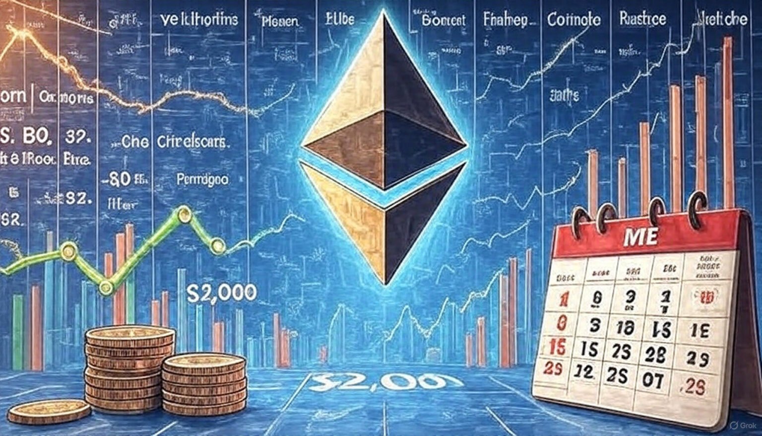 Ethereum immer noch rangiert unter 2.735 USD – noch kein klarer Ausbruch