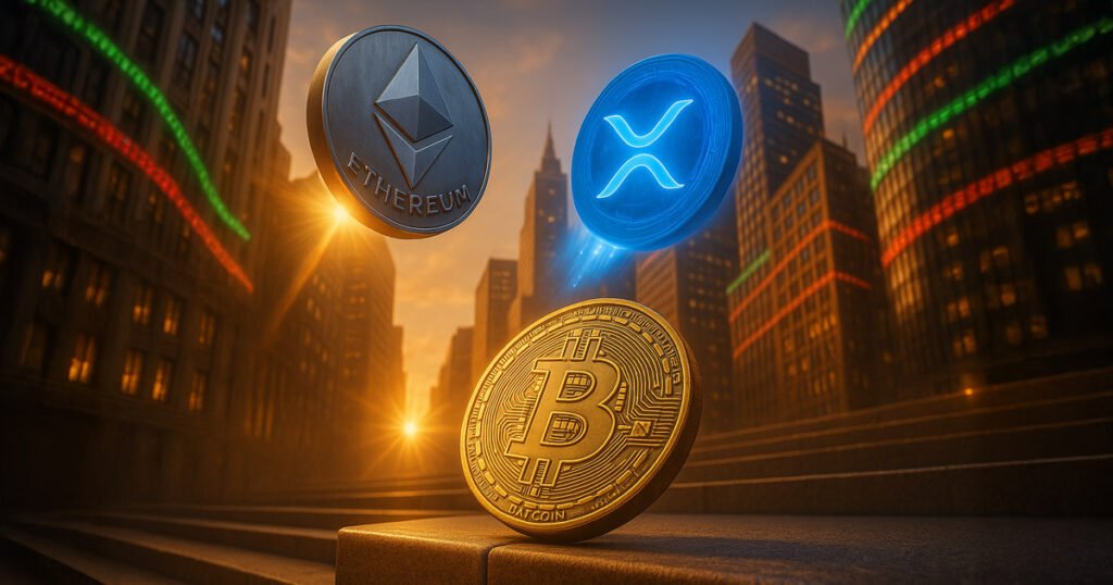 Ethereum und XRP stehlen in den täglichen Gewinnen, nachdem Bitcoin 106.000 US -Dollar zurückgefordert hatte