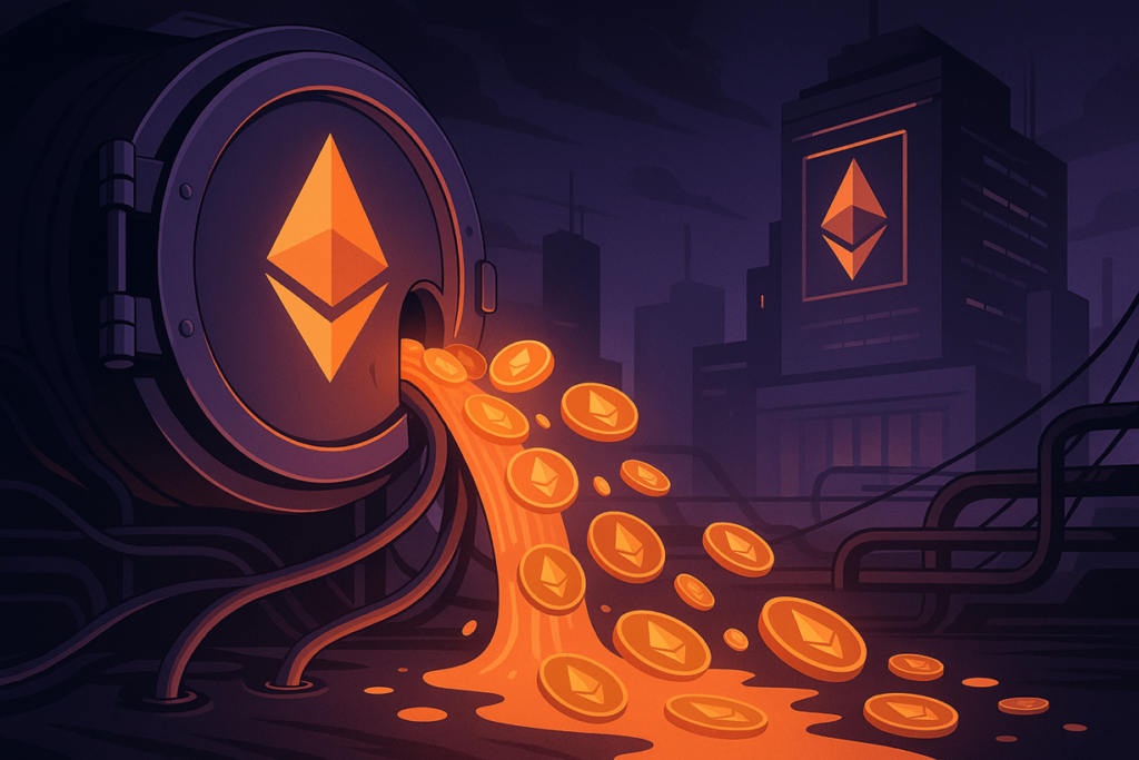 Ethereum Exchange Reserve -Rückstände: Über 1 Million ETH zurückgezogen
