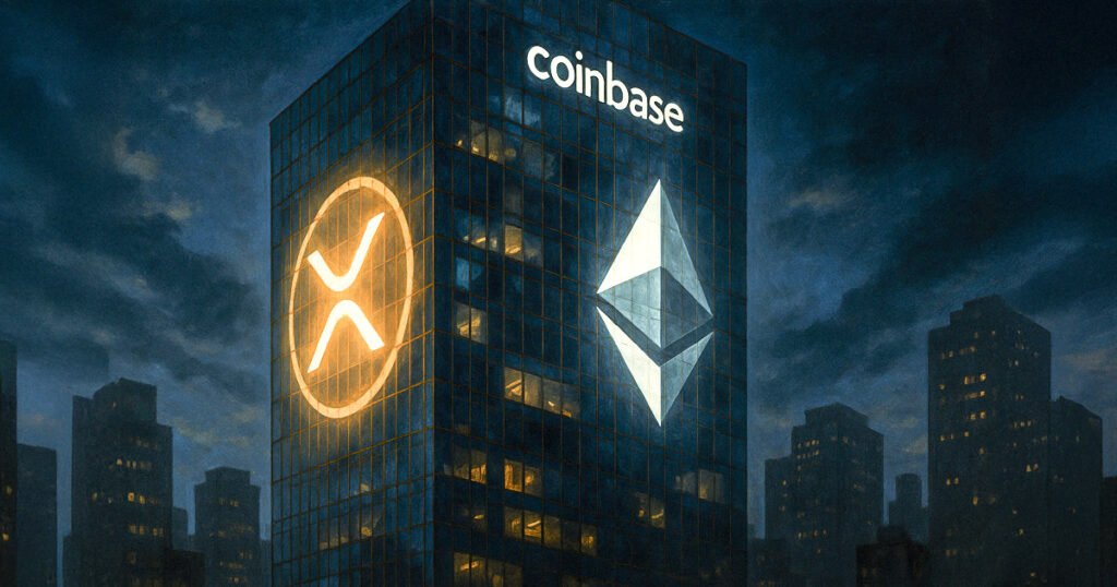 XRP leitet Ethereum nach dem Handel mit Wiederbelebung in Coinbases Q2 -Einnahmen