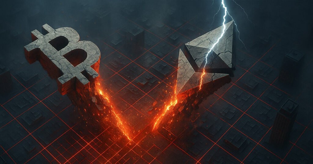 US -amerikanische Bitcoin- und Ethereum -ETFs haben einen Abfluss in Höhe von 1 Milliarde US