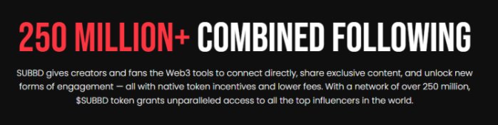 Insgesamt mehr als 250 Millionen Follower.