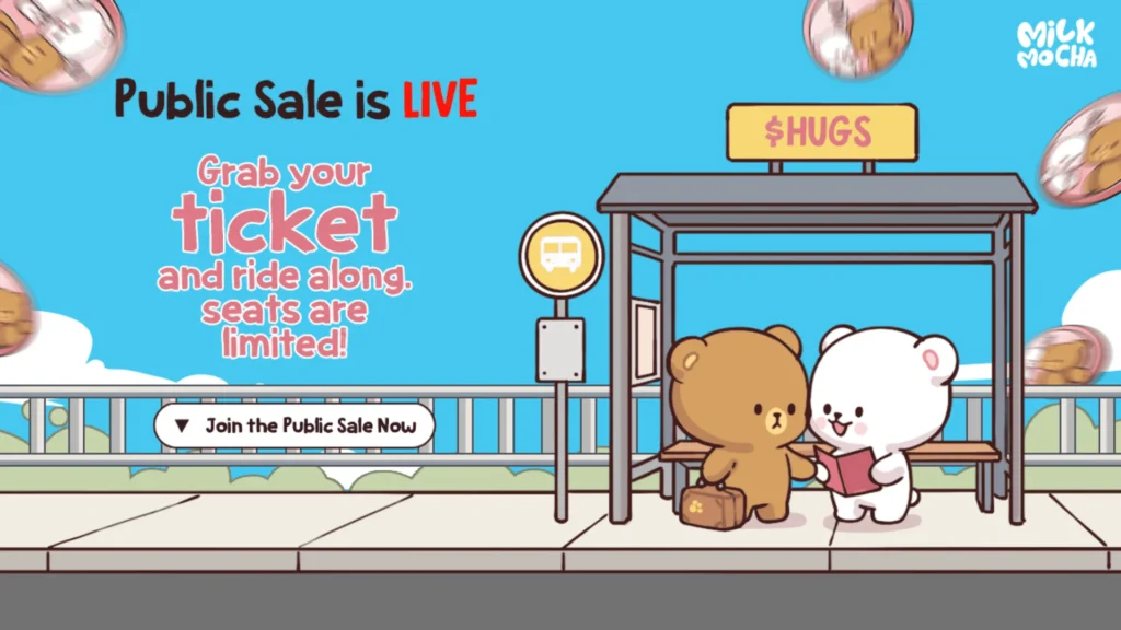 Bewegen Sie sich über DOGE: Der $HUGS-Token von Milk Mocha verwandelt Cute Bears in eine 1000-fache Krypto mit 60 % Einsatz und echtem Nutzen 2 UMARMUNGEN246 1