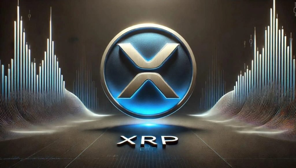 XRP-Logo mit Diagrammen im Hintergrund