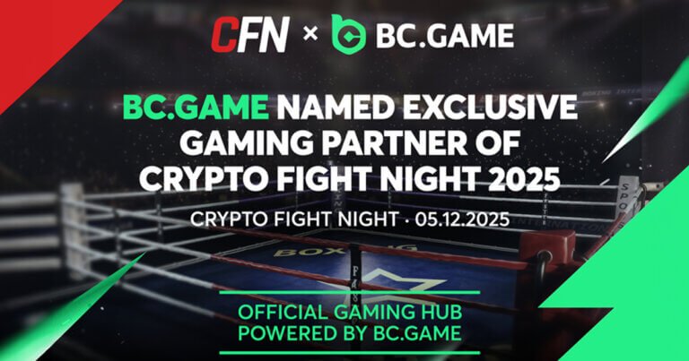 BC.GAME zum exklusiven Gaming-Partner der Crypto Fight Night 2025 ernannt