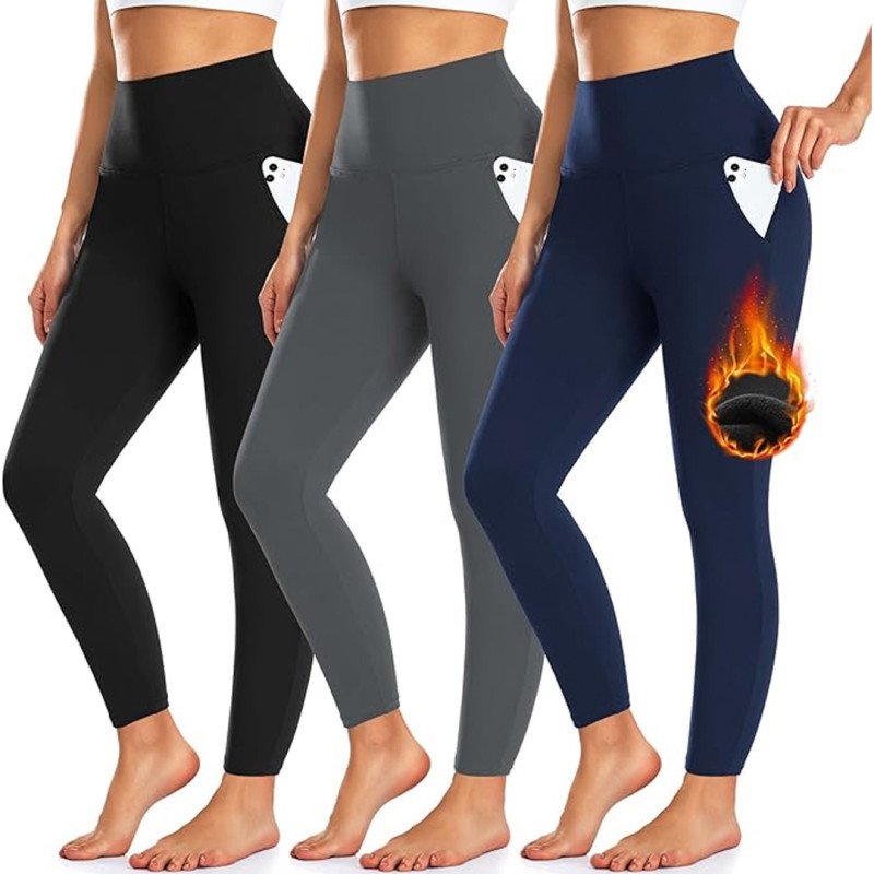 Amazon verkauft ein 3er-Pack Fleece-Leggings für nur 24 US-Dollar