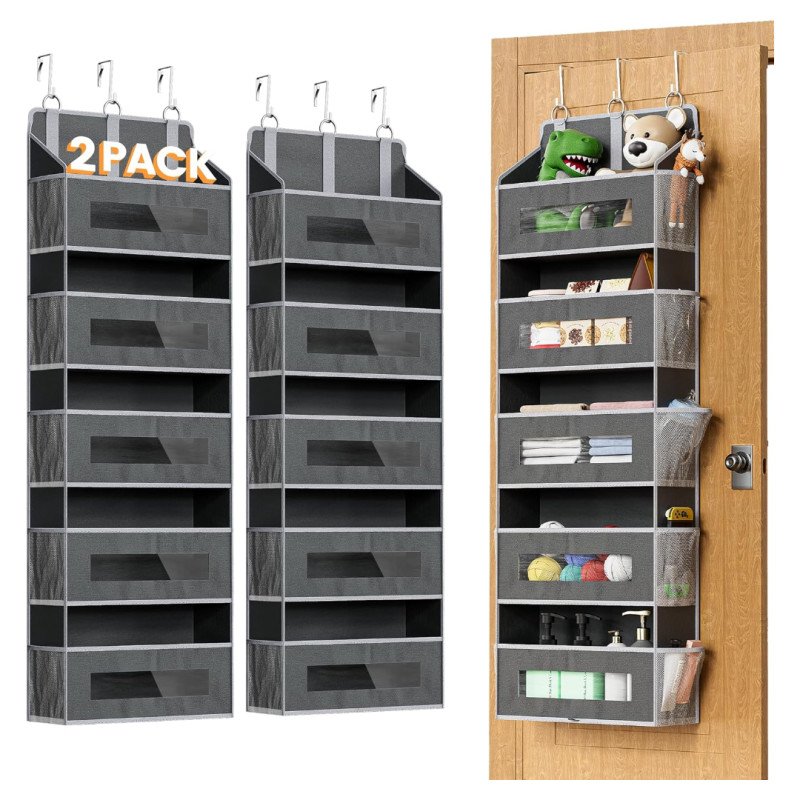 Amazon verkauft für nur 20 US-Dollar ein 2er-Pack Türorganisatoren, die sich perfekt für die Ordnung in kleinen Räumen eignen