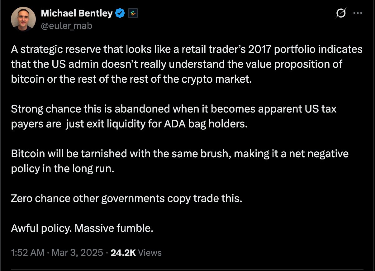 Vereinigte Staaten, Weißes Haus, Donald Trump, Bitcoin Reserve