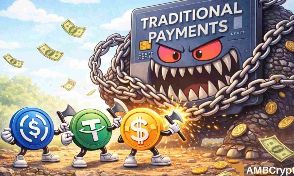 Das Stablecoin-Volumen steigt auf 35 Billionen US-Dollar, aber die Zahlungen in der realen Welt liegen immer noch bei 1 %?