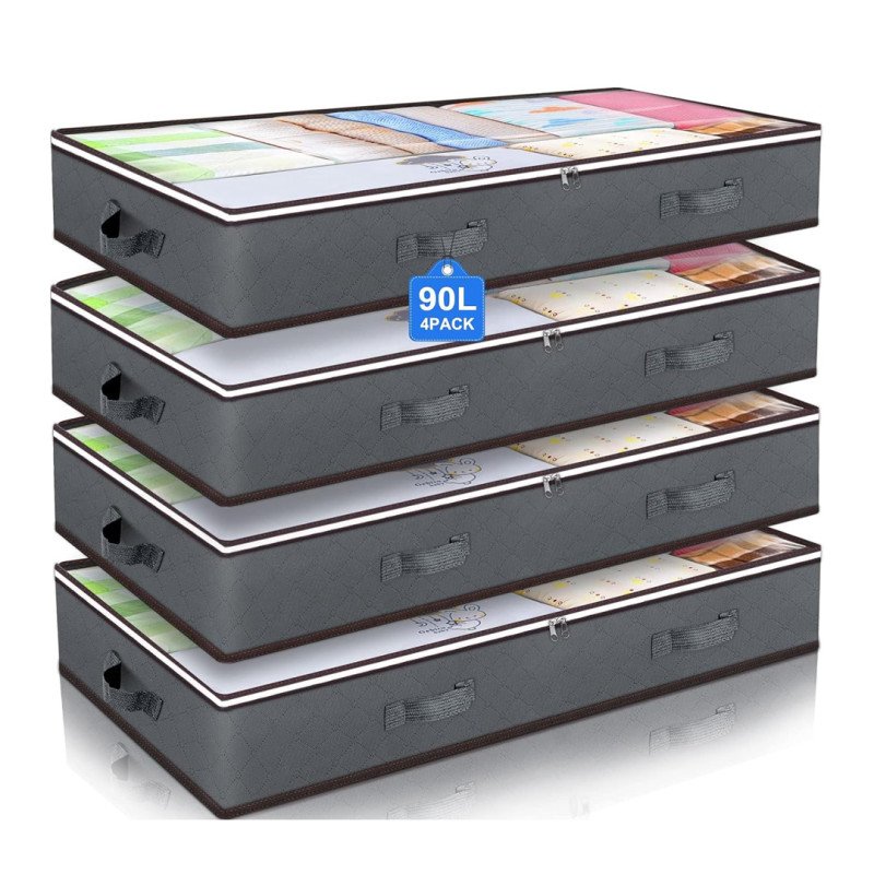 Amazon verkauft für 20 US-Dollar ein 4er-Pack Unterbett-Organizer, die „so viel Platz bieten“