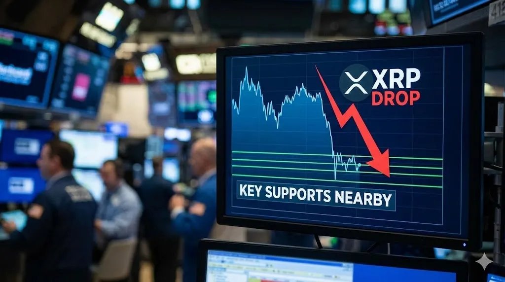 Der XRP-Preisverfall beschleunigt sich – kann die Unterstützung den Schock absorbieren?